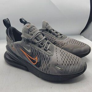 Nike Air Max 270 GS Womens 7 Smoke Grey Black Sneaker Shoes Casual FN7786 001